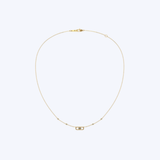 Noam Carver 14K Yellow Gold Rae Bezel Diamond Link Necklace - 0.18ctw/16-18”