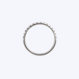 14K White Gold Classic Round Brilliant Lab-Grown Diamond Semi-Eternity Band (SS)