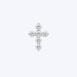 14K Yellow Gold Diamond Cross Pendant (HM)