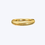 14K Yellow Gold 10.3mm Vintage Engraved Hinged Bangle Bracelet - 14gr/7" (EST)