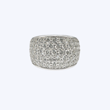 David Yurman Three Sided Diamond Dome-Style Ring