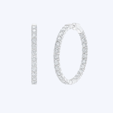 17mm Inside/Outside Diamond Hoops