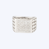 John Hardy Diamond Dot Signet Ring