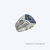 David Yurman "Streamline® Collection" 925 Sterling Silver Pietersite Signet Ring - 17.7mm/11 (EST)