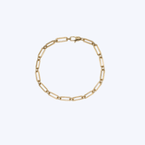 Noam Carver 14K Yellow Gold Paperclip Bracelet - 7”