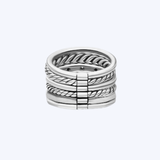 David Yurman Diamond Stax Six Row Ring