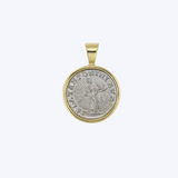 E. Denarius Roman Coin 218 A.D. Pendant