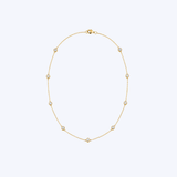 14K Gold Diamond by the Yard Necklace - 16" (VSM)