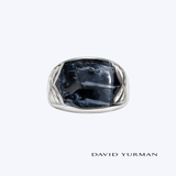 David Yurman "Streamline® Collection" 925 Sterling Silver Pietersite Signet Ring - 17.7mm/11 (EST)
