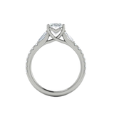 Luminous Oval Engagement Ring