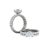 Graceful Round Diamond Engagement Ring