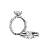 Promise Solitaire Oval Engagement Ring