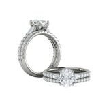 Luminous Oval Engagement Ring