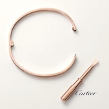 Cartier 18K Rose Gold 3.65mm LOVE Bracelet, Small Model - 19cm (7.5")/21.3gr (EST)