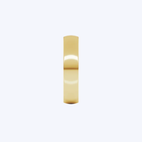 14K Yellow Gold 4.5 mm Lightweight Comfort-Fit Half Round Band - 8.25/4.37gr (STU)