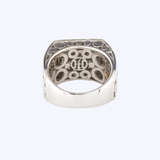 John Hardy Diamond Dot Signet Ring
