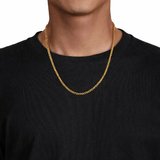Gabriel & Co 14K Yellow Gold 22" Hollow Wheat Chain