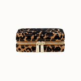 Savanna Leopard Print Jewelry Zip Case