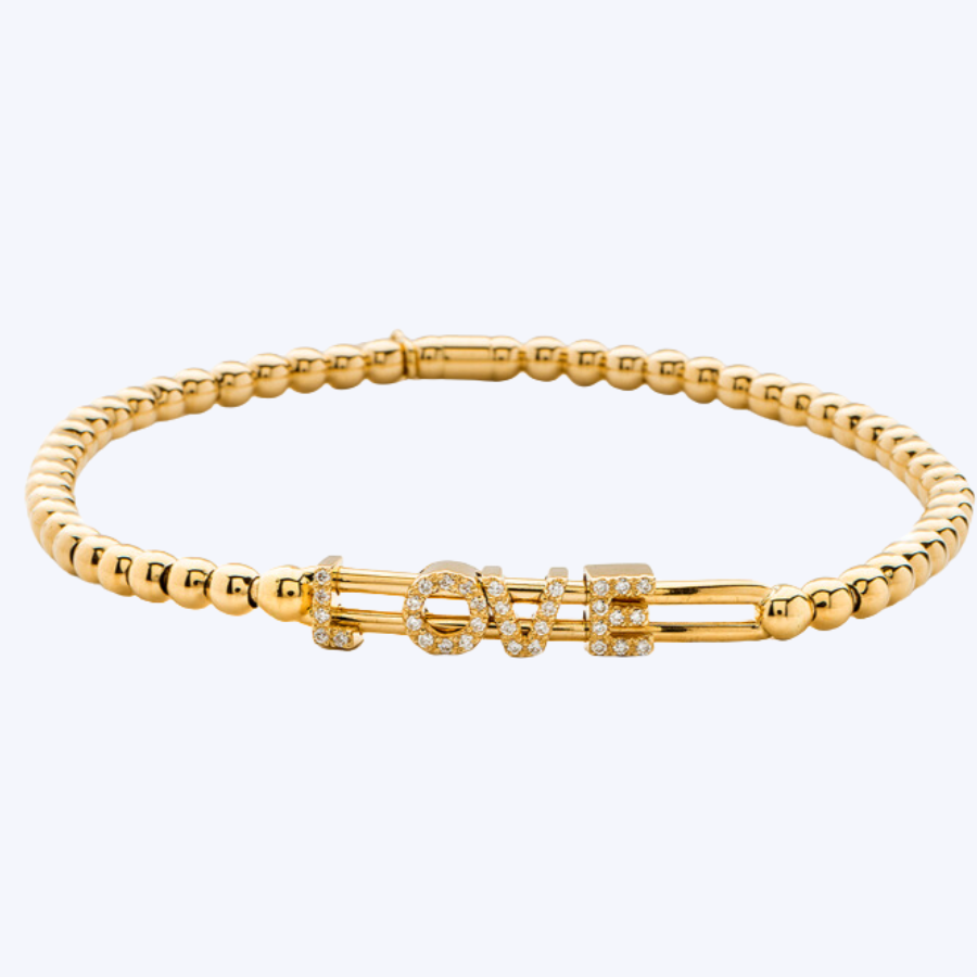 LOVE Diamond Stretch Bracelet