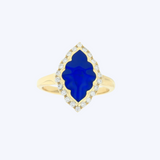 Arlynn Lapis and Diamond Ring