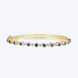 Blue Sapphire Aura Bangle