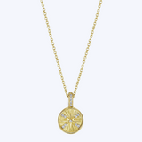 Petite Penny Starburst Medallion Necklace