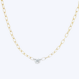 "Floating" Diamond Pendant Necklace