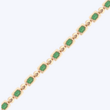 Charlie Emerald Tennis Bracelet