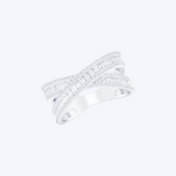 Abigail Criss Cross Diamond Ring