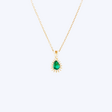 Gracie Emerald and Diamond Necklace