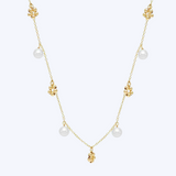 Olivia Pearl Dangle Necklace