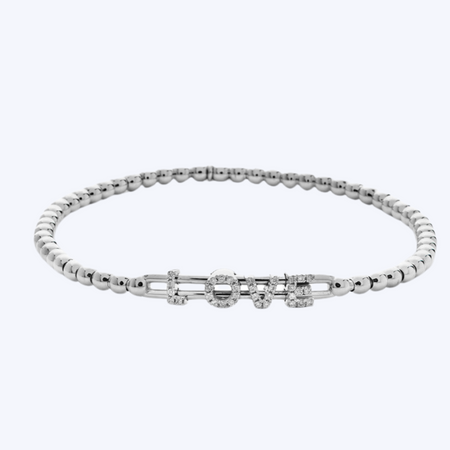 LOVE Diamond Stretch Bracelet