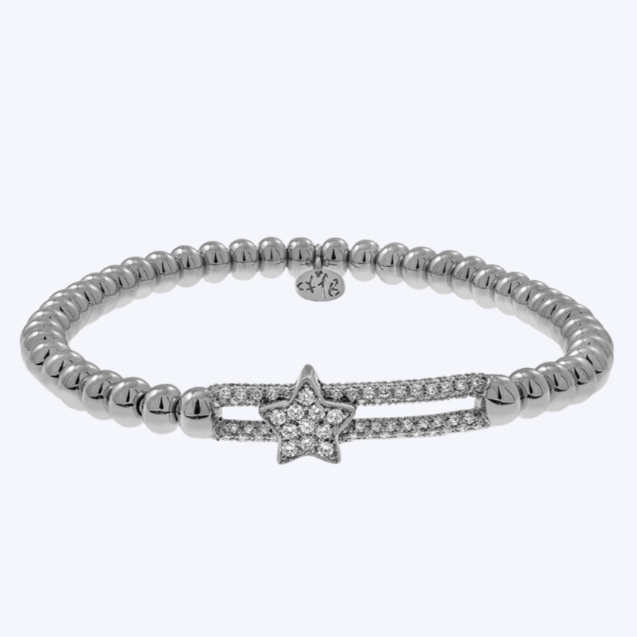 Ida Star Diamond Stretch Bracelet