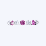 Celine Pink Sapphire & Diamond Ring