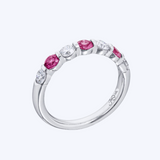 Celine Pink Sapphire & Diamond Ring