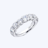 Alice Cushion and Round Brilliant Cut Diamond Band