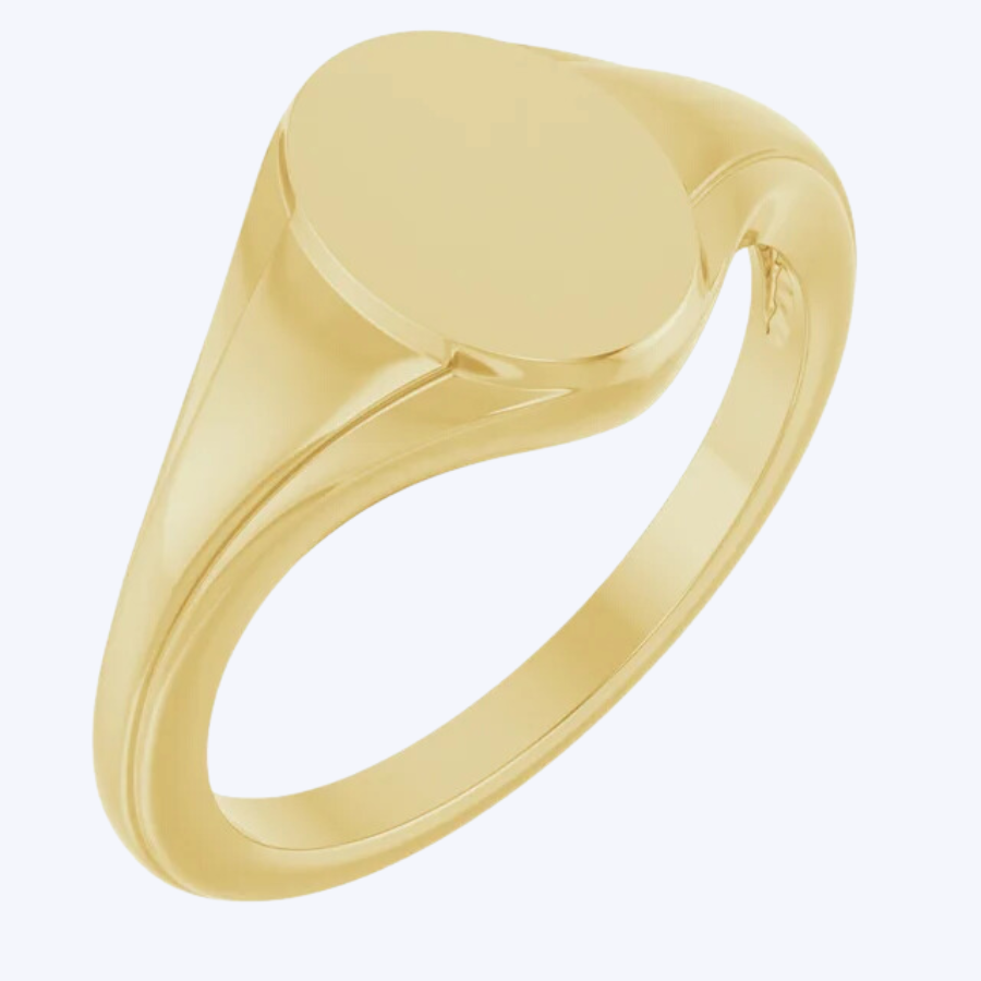Engravable Signet Rings