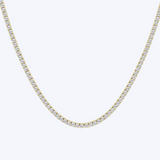 4.04ctw Laboratory-Grown Tennis Necklace