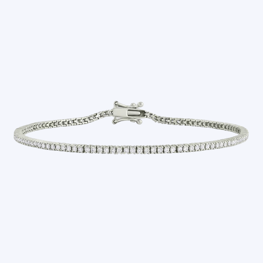 3.01ctw Laboratory-Grown Tennis Bracelet