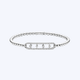 Emmy Diamond Open Design Stretch Bracelet