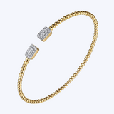 Eva Diamond Open Bangle
