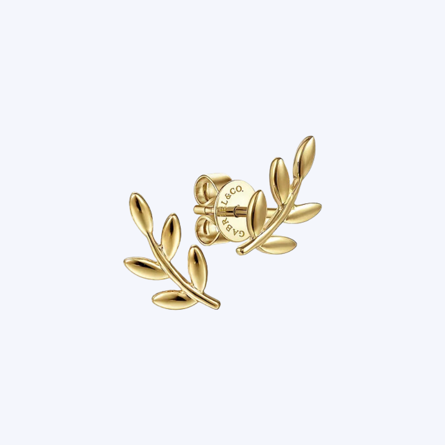 Laurel Branch Stud Earrings