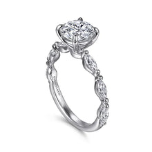 Load image into Gallery viewer, Caitte Round Double Prong Diamond Engagement Ring
