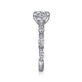 Caitte Round Double Prong Diamond Engagement Ring