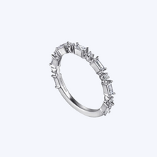 Load image into Gallery viewer, Mazara - 14K White Gold Diamond Band
