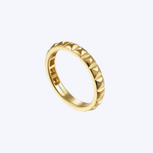 Load image into Gallery viewer, 14K Yellow Gold Pyramid Ring
