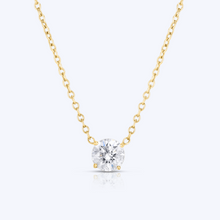 Load image into Gallery viewer, Margot Lab-Grown Single Diamond Pendant Necklace
