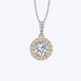 Frida Diamond Two-Toned Necklace