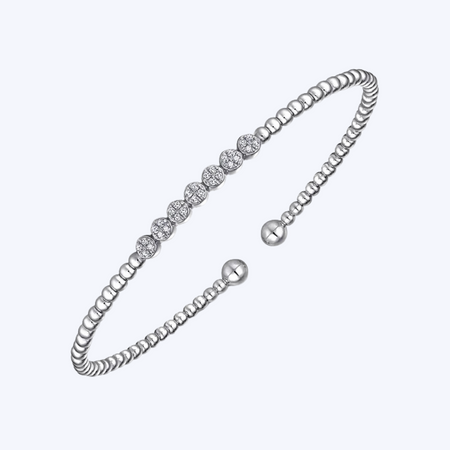 Bujukan Bead and Cluster Diamond Bangle