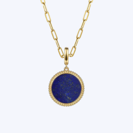 Lapis Medallion Pendant